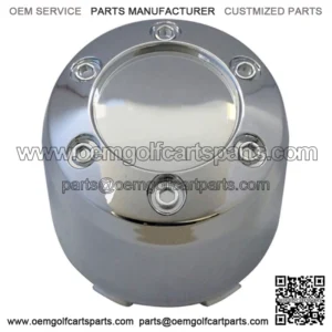 Chrome Plastic 2.65 Snap On Center Cap
