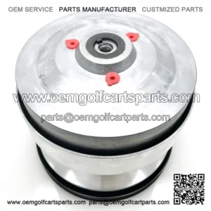 Golf cart clutch driver wheel