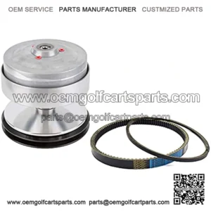 Primary Drive Clutch Fit for Club Car Gas Golf Cart DS Precedent, Front Clutch U5000 RPM 5700 Metal CP0020 5700 with Belt