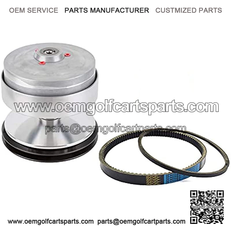Primary Drive Clutch Fit for Club Car Gas Golf Cart DS Precedent, Front Clutch U5000 RPM 5700 Metal CP0020 5700 with Belt
