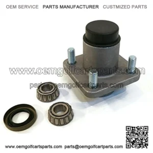 Front Wheel Hub Kit with Bearings, Seal, Dust Cover & Bolts for Club Car 1013046