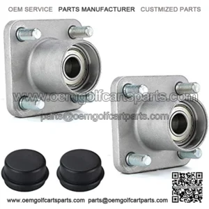 Golf Cart Front Wheel Hub Assembly with Hub Bearing/Oil Seal/Dust Cover for Club Car DS&Precedent 2003-up