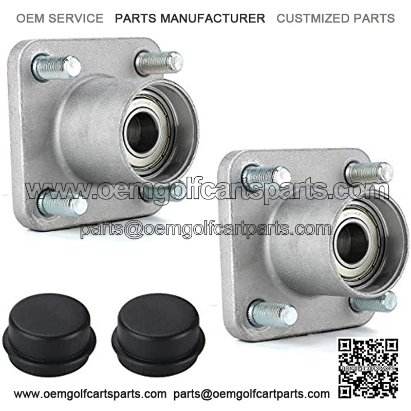 Golf Cart Front Wheel Hub Assembly with Hub Bearing/Oil Seal/Dust Cover for Club Car DS&Precedent 2003-up