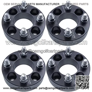 4pc 2" Thick | 4x4 to 4x4 Wheel Spacers fits EZ GO Golf Cart 50mm Overall Width