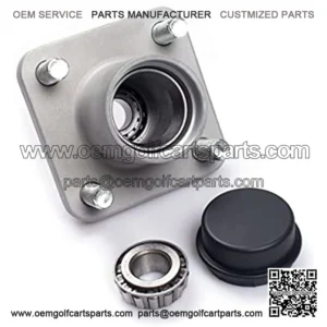 Golf Cart Front Wheel Hub Assembly kit with Bearing Seals for 1974-2003 Club Car DS Golf Cart