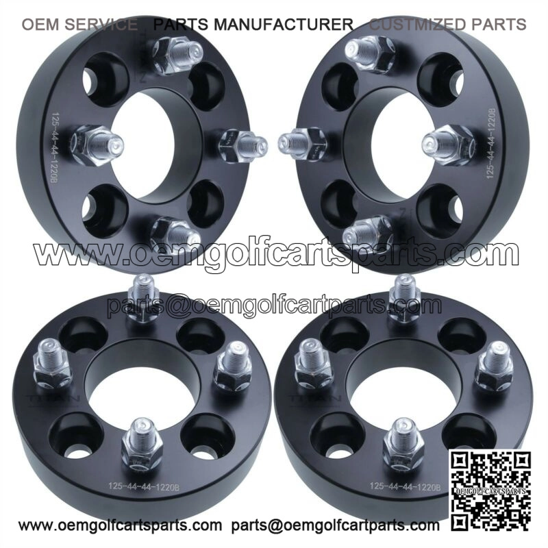 4pcs 25mm Wheel Spacers Fits EZ GO EZGO Club Car Golf Car(4x4 to 4x4) 1"