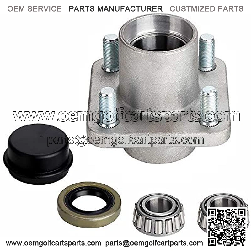 Golf Cart Front Wheel Hub Bearing Assemblies Set for Golf Car Club Car DS (1974-2003) Replaced Part 1011892