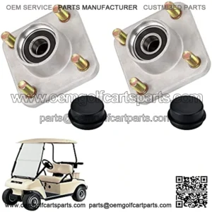 Golf Cart Front Wheel Hub Assembly 2 PCS for Club Car DS & Precedent 2003-up OEM# 102357701 with Hub Bearing/Oil Seal/Dust Cover