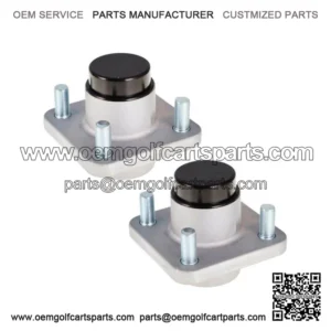 2x Front Wheel Hub Assembly W/ Bearings Fit For Club Car DS&Precedent 102357701