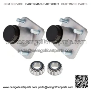 2 For 1982-2002 Models Club Car DS Golf Cart Front Wheel Hub Kit Bearings Seals