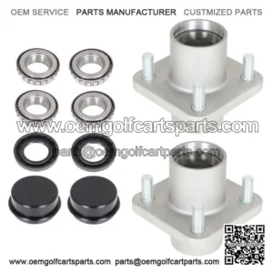 Golf Cart Front Hub Assembly Wheel Hubs For EZGO TXT/ Medalist G&E 1976-2001.5