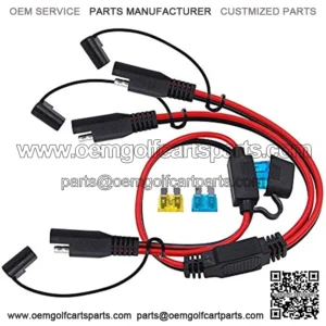 2-Way Splitter, SAE Connector,1 to 2 SAE Connector Power Charger Adapter