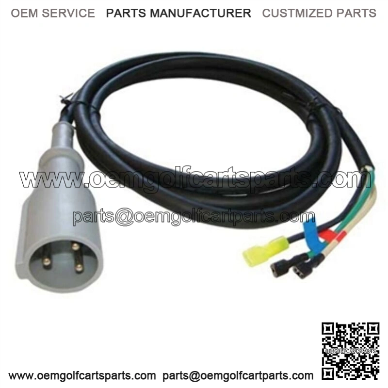 10' Charging Cord for Club Car 48-Volt PowerDrive Golf Cart