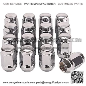 Wheel Lug Nut Kit for & Club Car Golf Cart, 1/2-20 Size 16 Pack