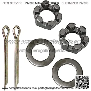 Trailer Nut Kit with 1" Washers & 2.25" Cotter Pins shaft spindle nuts SEASAIL