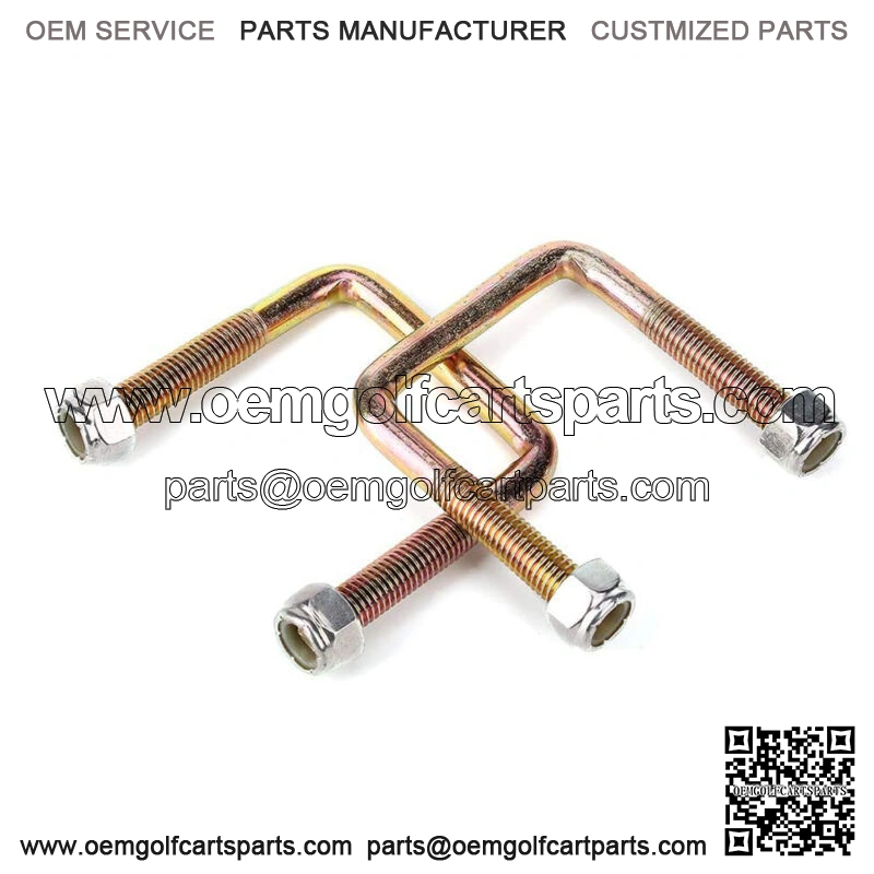 2Pcs Golf Cart Leaf Spring U Bolt & Screw Nut for EZGO TXT 1994-up 72124G01
