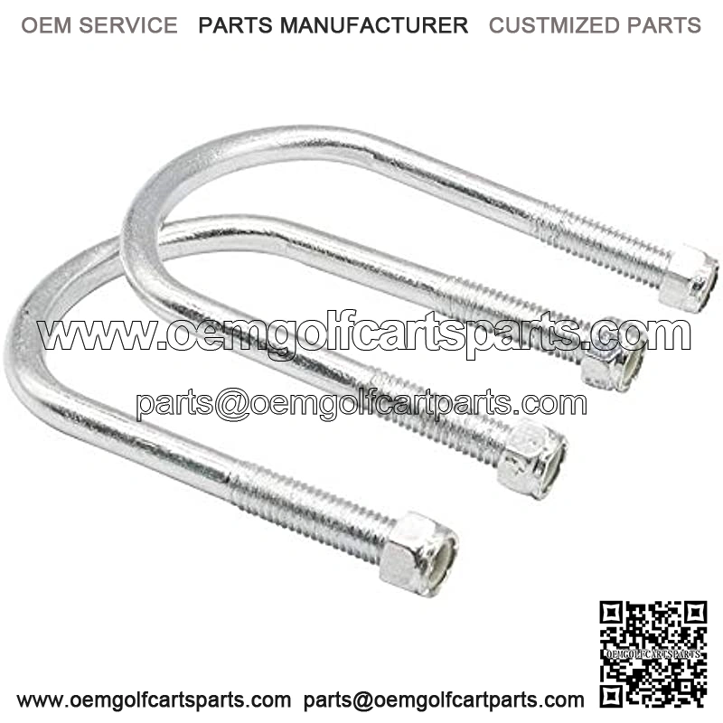 Heavy-Duty Leaf Spring U-Bolt Fits Club Car DS and Precedent&2018-up Tempo Golf Cart,1014902 2 PCS