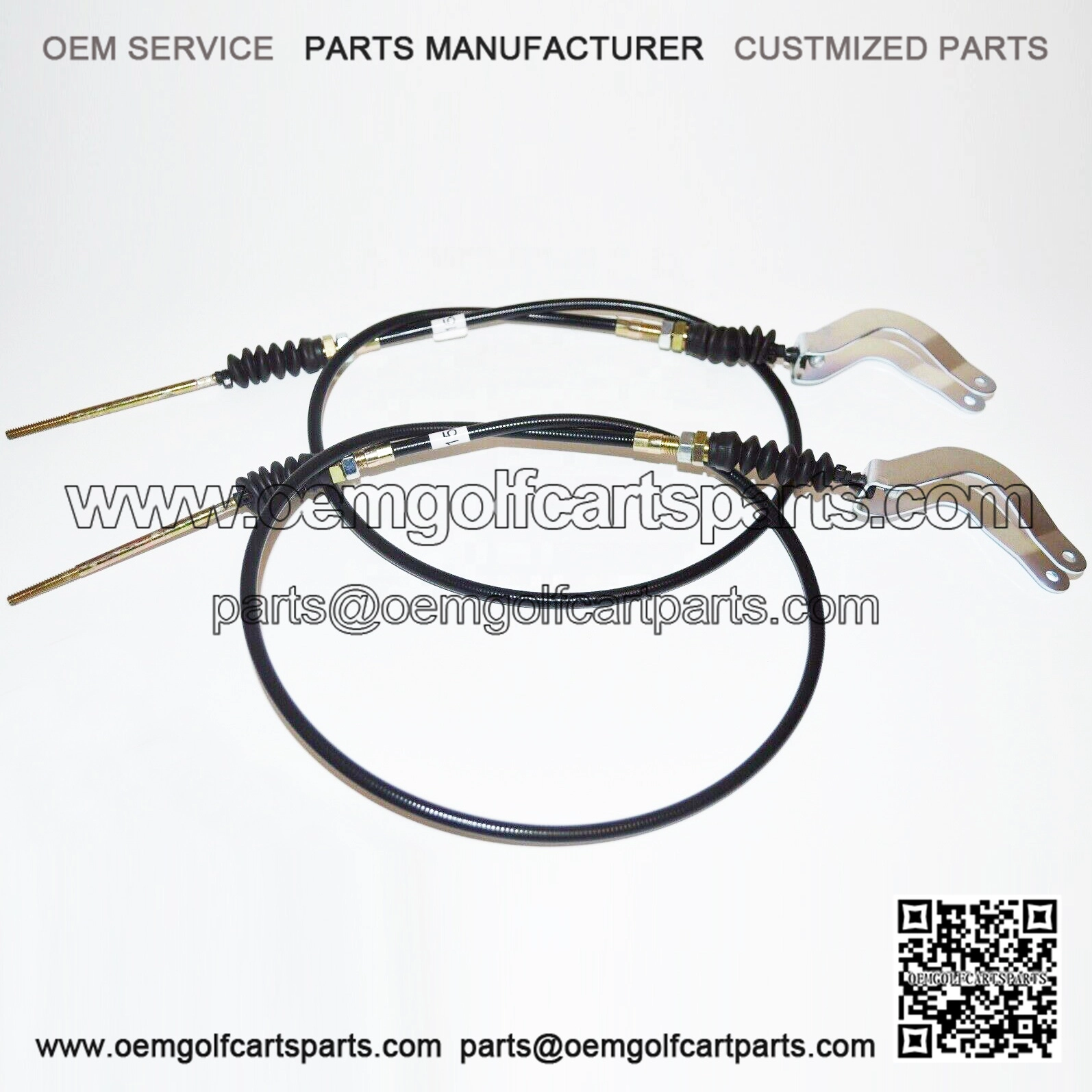 EZGO TXT Gas Golf Cart 1991-2001 Forward Reverse Shift Cable 40" | Set of 2