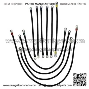 Club Car IQ Weld Cable Set - 4 Gauge 600 Volt
