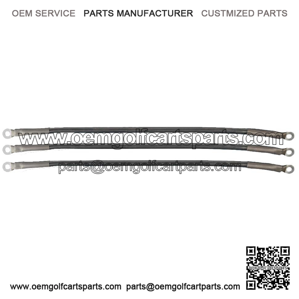 4 Gauge Battery Cables for Club Car Precedent 2004-2008 (with 12v batteries)