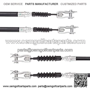 Brake Cables for Club Car DS, 42" Long 1981-1999 Gas Electric DS Golf Cart Parts 42-Inch Used for Both Driver & Passenger Side