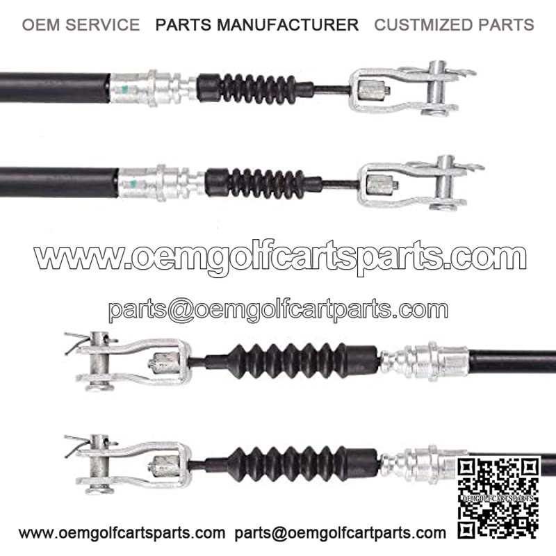 Brake Cables for Club Car DS, 42" Long 1981-1999 Gas Electric DS Golf Cart Parts 42-Inch Used for Both Driver & Passenger Side