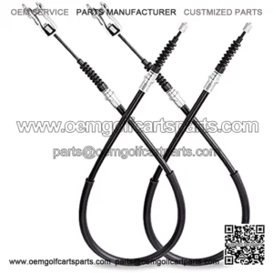 Golf Cart Brake Cable for Club Car DS 2000-up Gas & Electric, Driver and Passenger Side