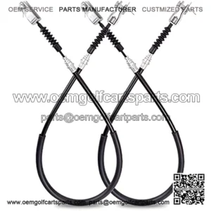 Golf Cart Brake Cable for Club Car DS 1981-1999 Gas & Electric, Driver and Passenger Side