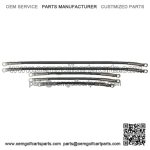 4 AWG Battery Cables for Club Car Precedent Will fit 2008.5 and Up with 8V Batteries