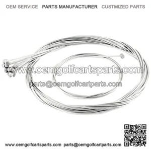 10 Pcs Flexible Motorcycle Throttle Clutch Steel Cable, 2M Length & 1.55mm Wire Dia