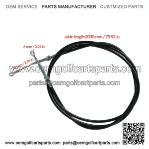 80" Rear Foot Brake Cable 70mm Travel For Chinese ATV Go Kart Quad Golf Cart