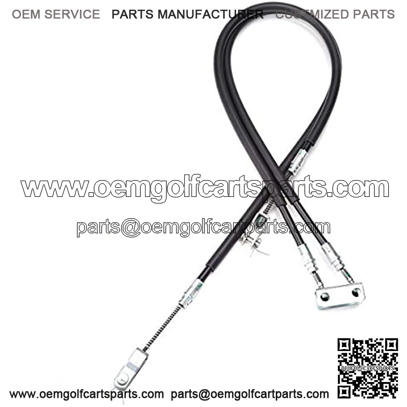 Golf Cart Brake Cable Stainless Steel Core for EZGO TXT 1994 & up or EZGO TXT Marathon Medalist, Golf Cart Driver & Passenger Side Brake Cable 70716-G03 70273-G03 70969-G03