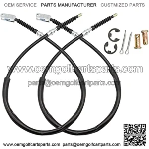 Club Car DS Brake Cable Kit Stainless Steel Core 2000-Up 102022101 Driver & Passenger Side Cables