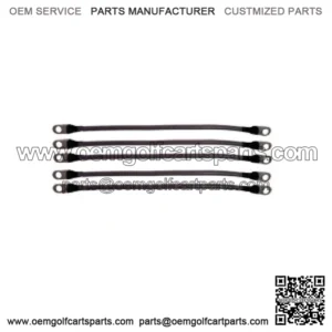 Club Car Precedent 8 Volt 6 Gauge Golf Cart Battery Cable Set Fits 2004 and Up