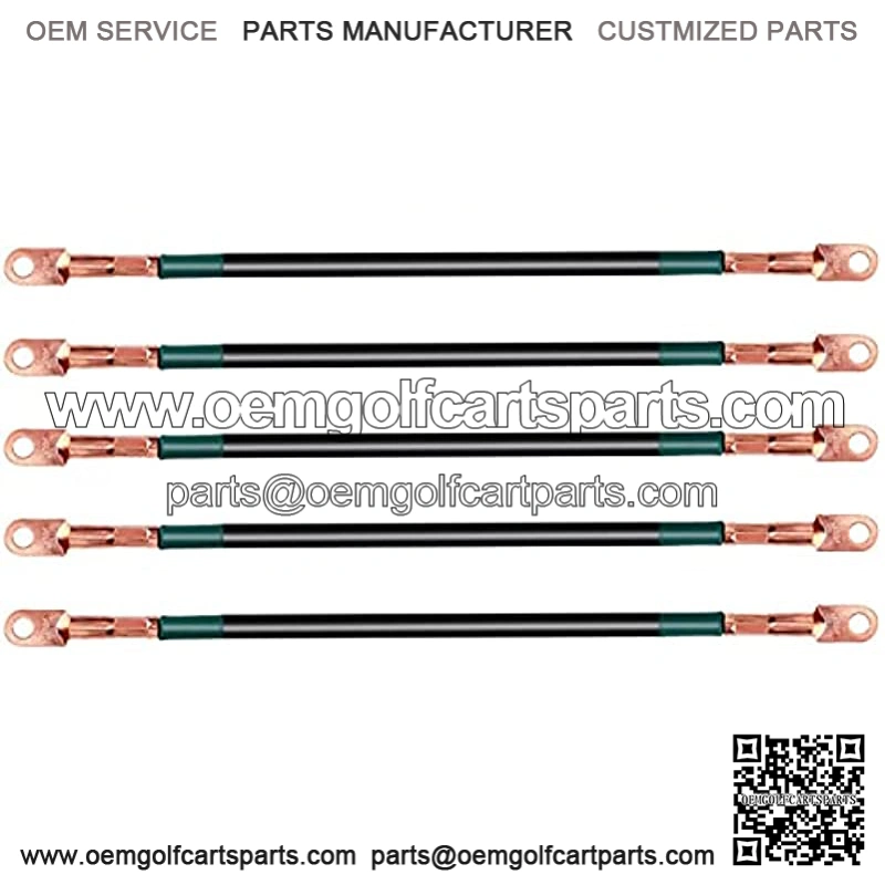 Golf Cart Battery Cables 4 Gauge for Golf Cart Club Car DS 95+ 48V, Club Car DS 1981+ 36V, Yamaha G2 G8 G9 36V, Welding Battery Pure Copper Flexible Cable with Terminal Connector