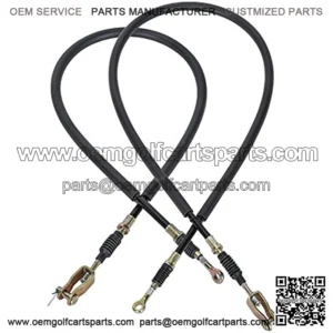 Brake Cable Set for Yamaha G8,G14,G16,G19 Gas and Electric Golf Carts (Passenger Side & Driver Side)