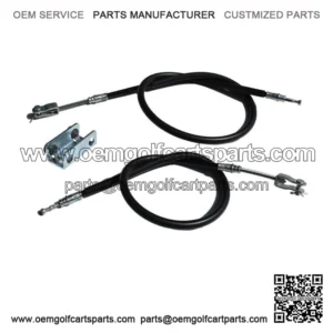 For EZGO Golf Cart Brake Cable Set W/ Pins & Clips TXT-Medalist 1994+ 70969-G03