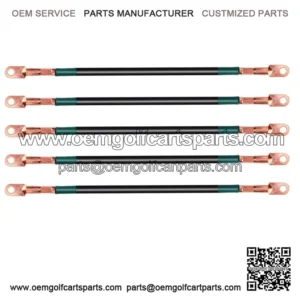 Golf Cart Battery Cables 4 Gauge for Yamaha G2 G8 G9,Club Car DS,36V & 48V