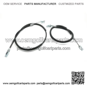 Brake Cable Set Fits EZGO Marathon Golf Cart 1974-1987 Driver / Passenger Side