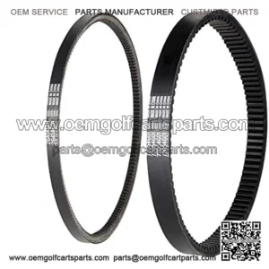 EZGO TXT Medalist Starter Generator Belt and Drive Belt for 1994-Up 4 Cycle Gas Models OEM Part 72054-G01 26414-G01