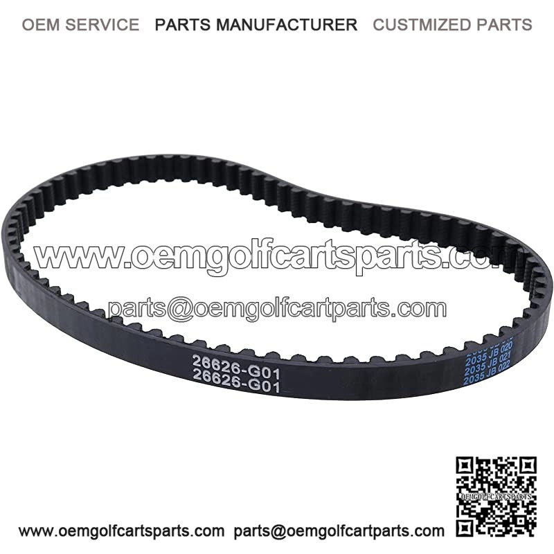 Timing Belt 26626-G01 Compatible with Golf Cart 1991 and 2008 4 Cycle Gas Engine