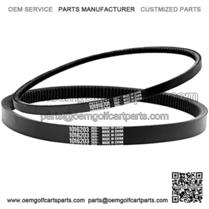 Club Car Clutch Drive Belt/Starter Generator Belt Kits for 1997-Up DS & 2004-Up Precedent Golf Cart with OHV Engine Replaces OEM #101916701, 1016203