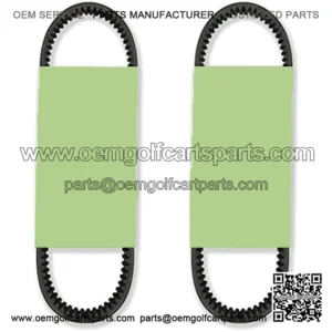 Heavy Duty Drive Belt Compatible with J55-G6241-00-00, J55-G6241-01-00, J55-G6241-02-00 for Select G2-G28 Series Golf Cars and YTF1, YTF2, YDRAX, DR2A Golf Cars (2-Pack)