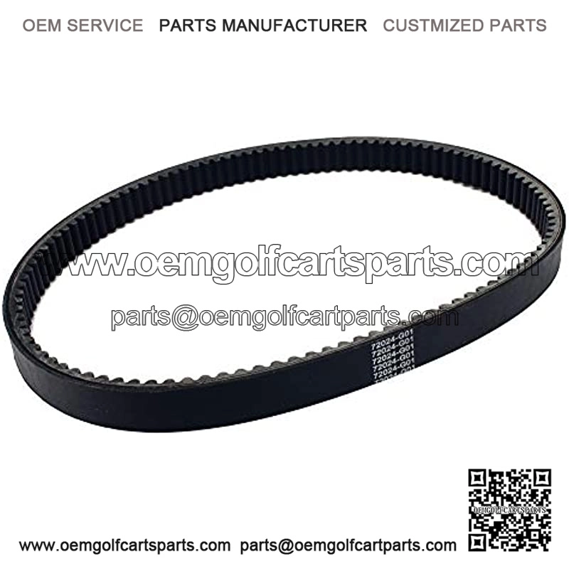 Golf Cart Clutch Drive Belt for TXT Medalist Gas 4 Cycle 1994-up, Replacement OEM 72024-G01, 72025-G01, 72054-G01