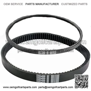 EZGO TXT Gas Drive Belt & Starter Belts Kit for EZGO 4 Cycle Gas Golf Cart TXT Cushman ExpreMarathon Medalist ST Vehicles Terrain 1994-2013, OEM # 72054G01, 72024G01, 72025G01, 26414G01