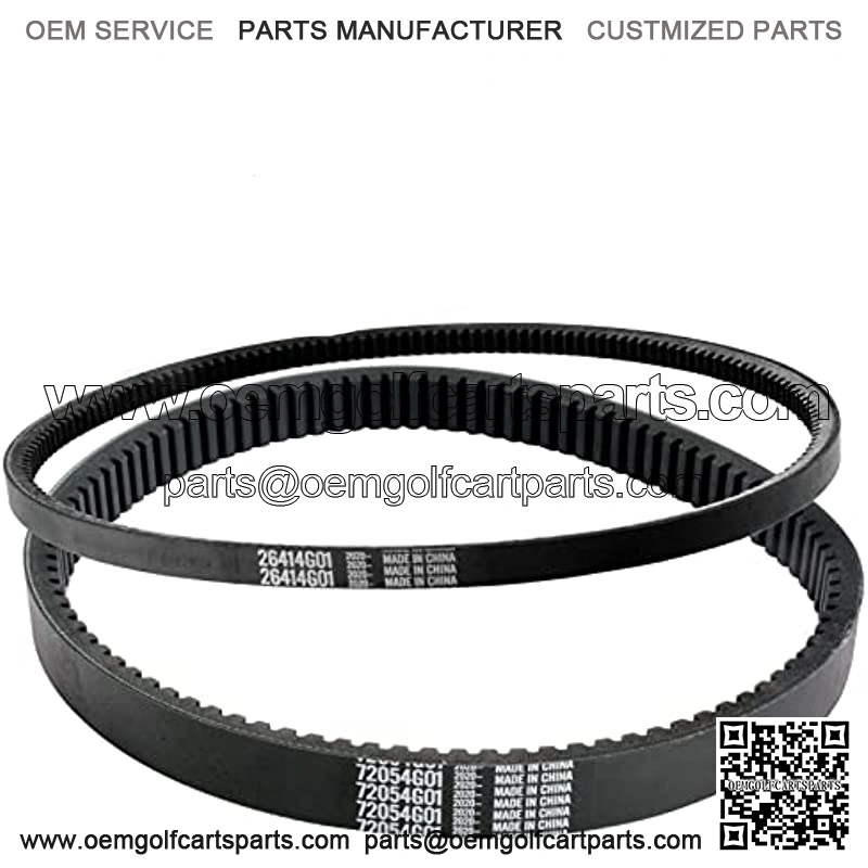 EZGO TXT/Medalist Clutch Drive Belt & Starter Generator Belt Kits for 4 Cycle Gas 350cc/295cc 1994-up Golf Cart Models OEM #72054G01,72024G01,72025G01,26414G01,630587