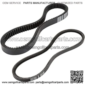 Clutch Drive Belt & Starter Generator Belt Kit for EZGO TXT, Medalist, Workhorse 1994-up Golf Cart with 295/350cc Robin Engines, OEM 72054G01 72024G01 72025G01 26414G01 630587