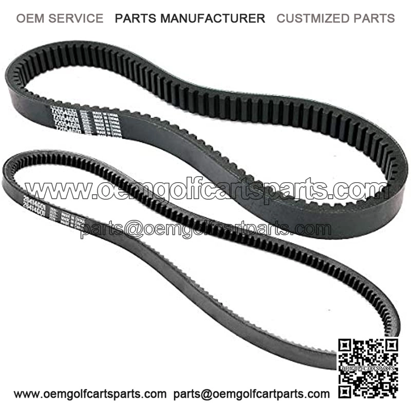 EZGO TXT/Medalist Drive Belt & Starter Generator Belt Kits for 4 Cycle 1994-up Gas Golf Cart OEM #72054G01,72024G01,72025G01,26414G01