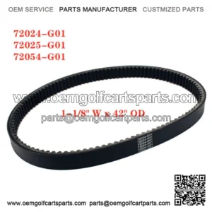 Clutch Drive Belt for EZGO TXT 4 Cycle Golf Cart 1994-2009 72024-G01 72025-G01
