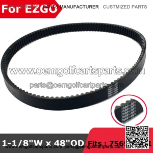 1-1/8"W x 48"OD Clutch Drive Belt for EZGO Golf Cart Gas ST 480 ST480 2004-2022